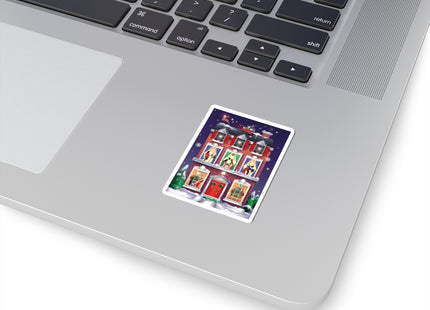 A Christmas Eve Celebration Kiss-Cut Stickers (4 Sizes)