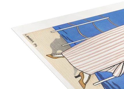 Costume de Yacht by George Barbier Postcards (Envelopes Included) – Bundles of 10, 30, or 50 Pieces