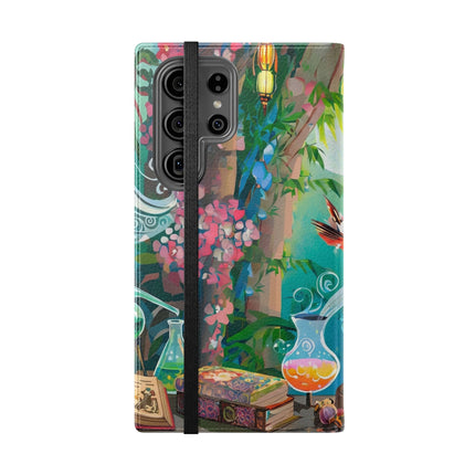 🦉✨ Owl's Magical Workshop Flip Case – Enchanted Wisdom & Arcane Wonder