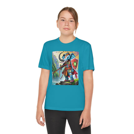Cyberpunk Elephant Youth Competitor Tee