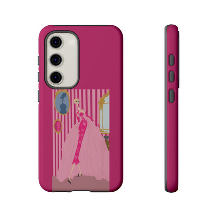 Lady in Pink Phone Case – Graceful Sophistication