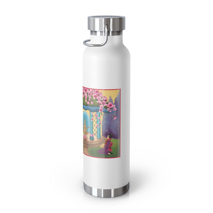 A Dance of Colors and Serenity by Carlo Chiostri Copper Vacuum Insulated Bottle, 22oz