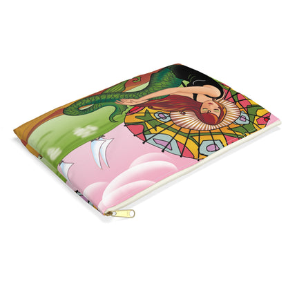 Enchanted Mermaid Accessory Pouch – Vintage Art Deco Design