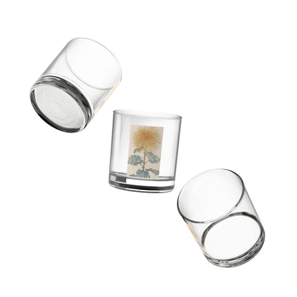Chrysanthemum Rocks Glass, 10oz