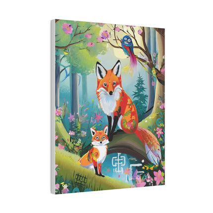 Mischievous Fox Matte Canvas, Stretched, 0.75"