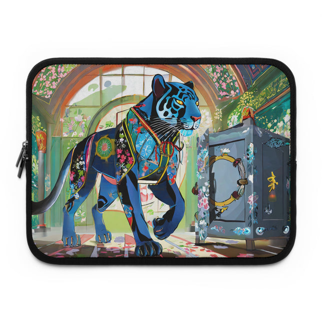 Cyber Panther's Hunt Laptop Sleeve