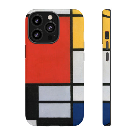 Composition with Red, Yellow, Blue, and Black by Piet Mondrian Phone Cases