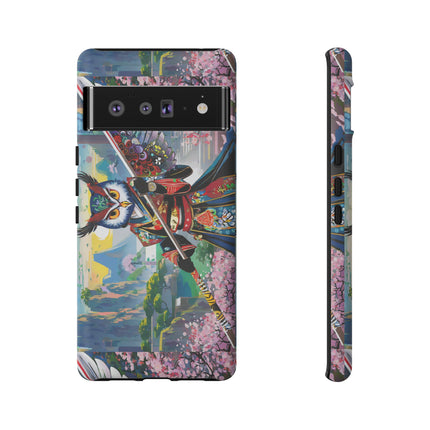 Cyberpunk Samurai Owl Phone Cases