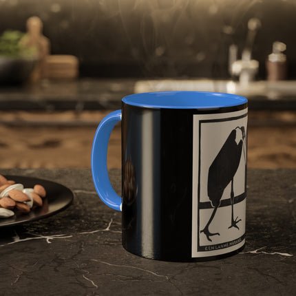 A Lame Marabou by Samuel Jessurun de Mesquita Colorful Mugs, 11oz