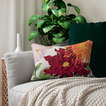 Dahlia by Tanigami Kônan Spun Polyester Lumbar Pillow