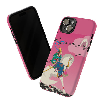 Samurai Princess on the White Steed Phone Case – Epic Grace & Mythic Power