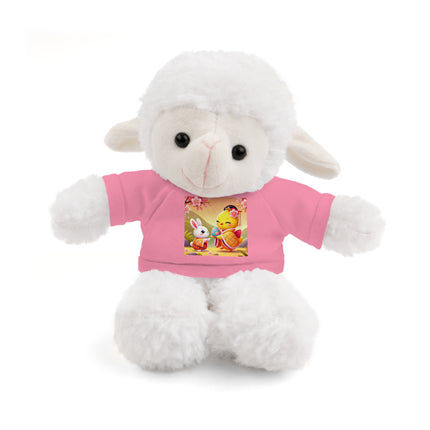 Whimsical Springtime Exchange Stuffed Animals with Tee