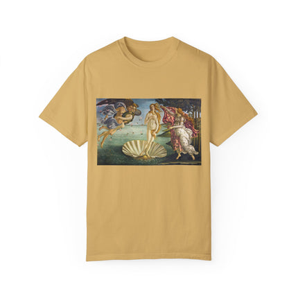 Birth of Venus by Sandro Botticelli Unisex Garment-Dyed T-shirt