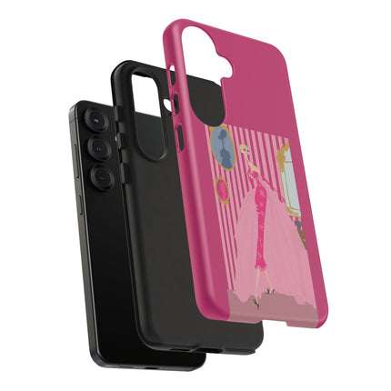 Lady in Pink Phone Case – Graceful Sophistication