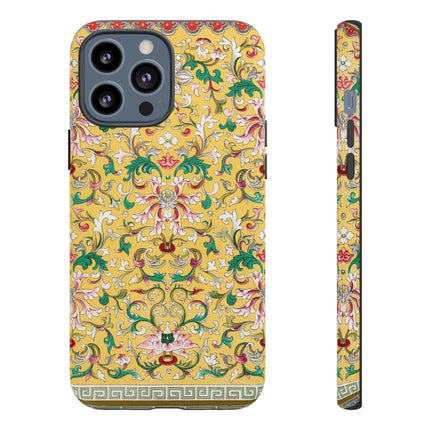 Yellow Botanical Pattern by Owen Jones Phone Cases