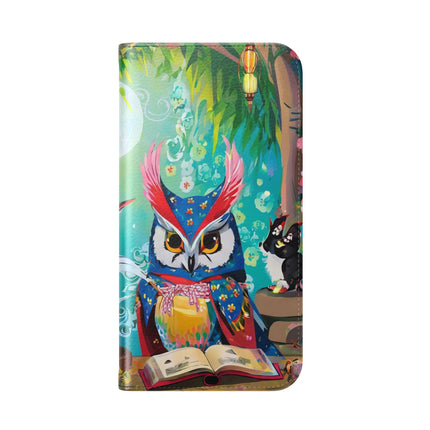 🦉✨ Owl's Magical Workshop Flip Case – Enchanted Wisdom & Arcane Wonder