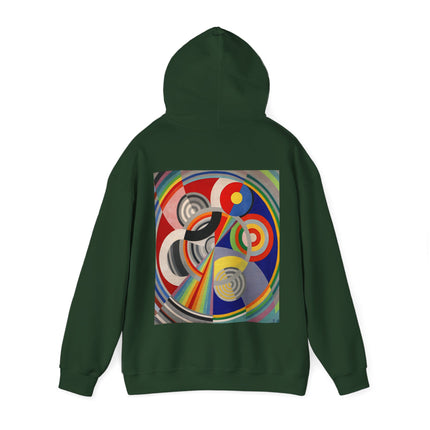 Rythme No. 1 by Robert Delaunay Heavy Blend™ Hooded Sweatshirt