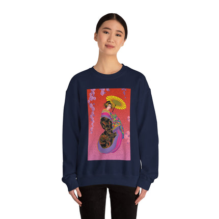 Enchanting Geisha Unisex Heavy Blend™ Crewneck Sweatshirt
