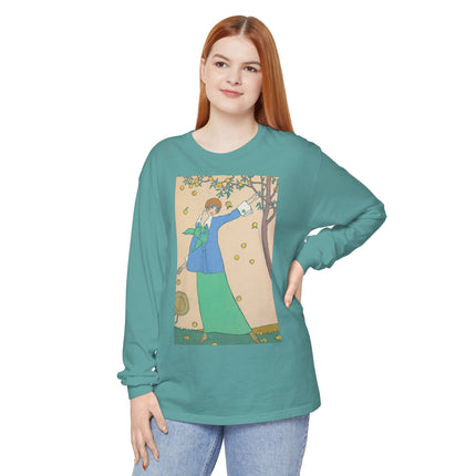 Le Verger by Georges Lepape Garment-dyed Long Sleeve T-Shirt