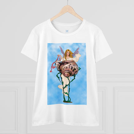 Enchanting Serenity Women's Midweight Cotton Tee