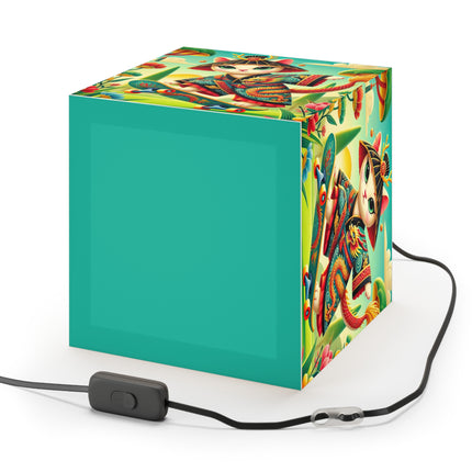 🛹🐉 Dragon Dance on Wheels Light Cube Lamp – Bold Adventure & Dynamic Grace