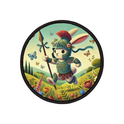 Rabbit Gladiator Iron-On Patches