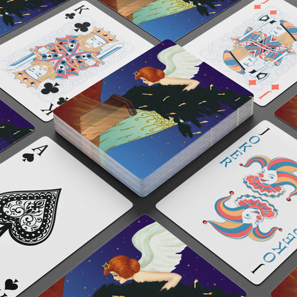 The Christmas Angel Playing Cards