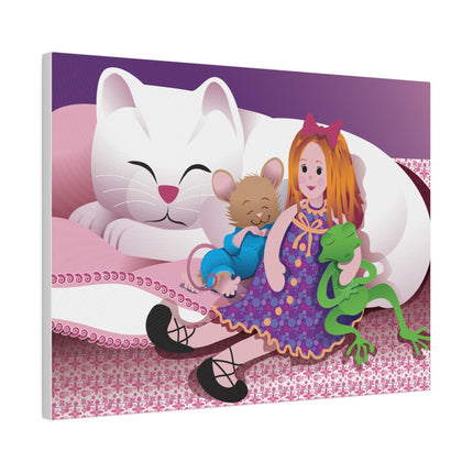 Joy of Friendship – Whimsical Cat, Mouse, and Rag Doll Dreamtime