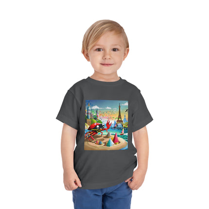 Crab Architect Toddler Short Sleeve Tee