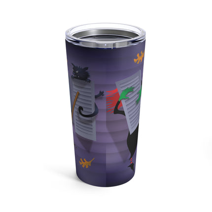 Whimsical Halloween Mischief Tumbler 20oz