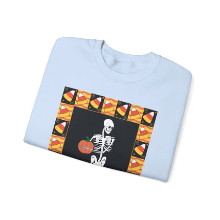Candy Corn Skeleton Unisex Heavy Blend™ Crewneck Sweatshirt