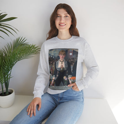 A Bar at the Folies-Bergère by Edouard Manet Heavy Blend™ Crewneck Sweatshirt