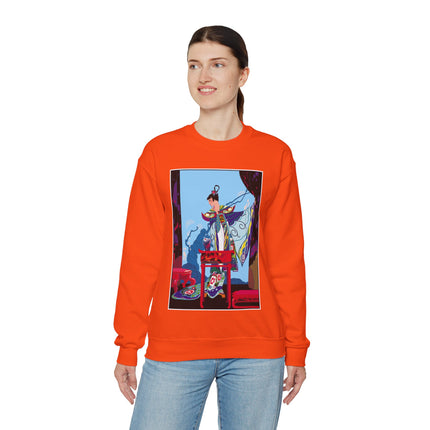 A Visual Journey by Umberto Brunelleschi Women's Heavy Blend™ Crewneck Sweatshirt