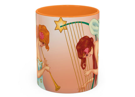 Heavenly Angel Duet Colorful Mugs (11oz, 15oz)