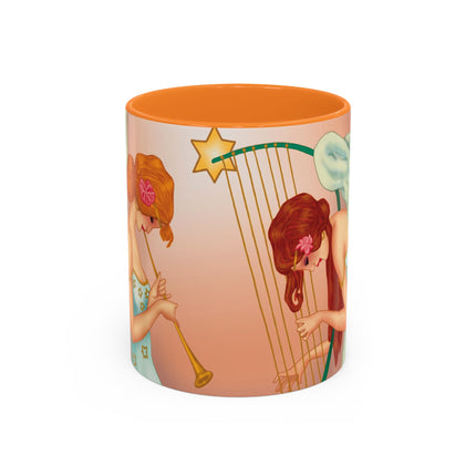 Heavenly Angel Duet Colorful Mugs (11oz, 15oz)