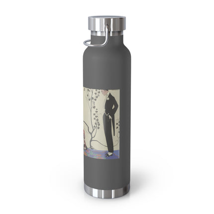 Le Grand Décolletage by George Barbier Copper Vacuum Insulated Bottle, 22oz