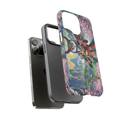 Cyberpunk Samurai Owl Phone Cases