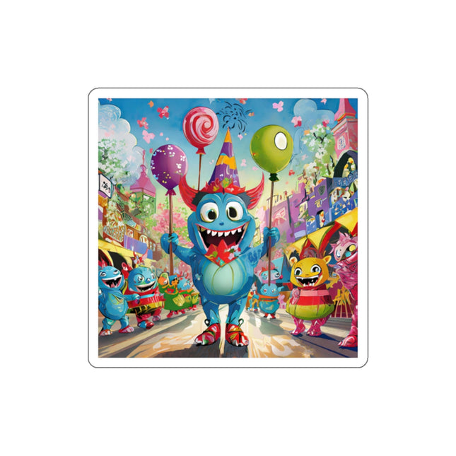Monster Parade Madness Die-Cut Stickers (5 Sizes)