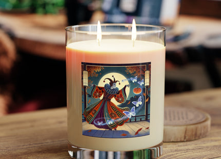 Court Magician with Ghost Butterflies Scented Candle - Full Glass, 11oz
