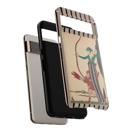 L'Arc Rouge by George Barbier Phone Cases