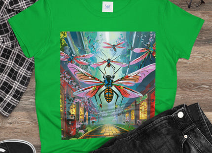 Neon Swarm Cotton Tee