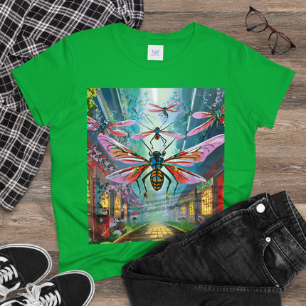 Neon Swarm Cotton Tee