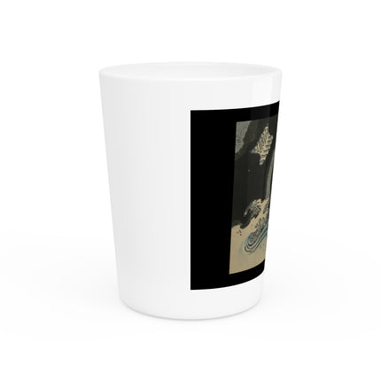 Picture Album Featuring a Dragon by Utagawa Hiroshige Ceramic Shot Glass