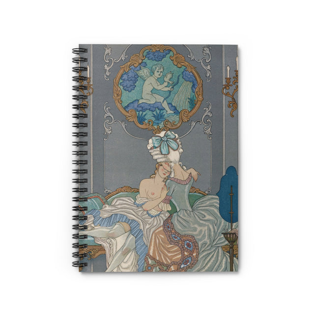 Liaisons Dangereuses by George Barbier Spiral Notebook - Ruled Line