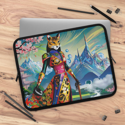 Cyber Cat Glamour Laptop Sleeve