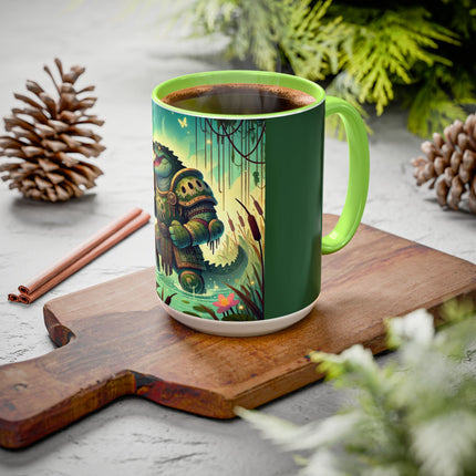 Swamp Tyrant Colorful Mugs (11oz, 15oz)