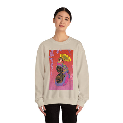 Enchanting Geisha Unisex Heavy Blend™ Crewneck Sweatshirt