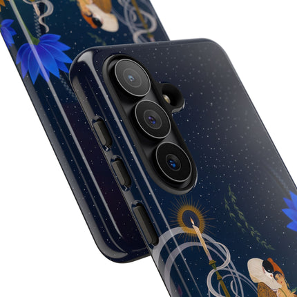 🌙🕯️ The Lady Of The Midnight Garden Phone Case – Art Deco Nocturne