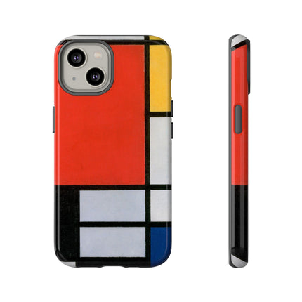 Composition with Red, Yellow, Blue, and Black by Piet Mondrian Phone Cases
