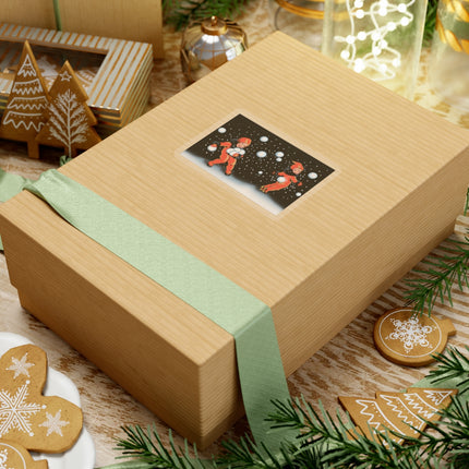 Festive Snowball Kiss-Cut Stickers (4 Sizes)
